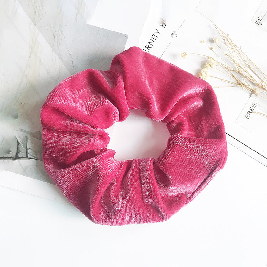 Flannel Hair Tie Ponytail Flannel Hair Tie Ponytail